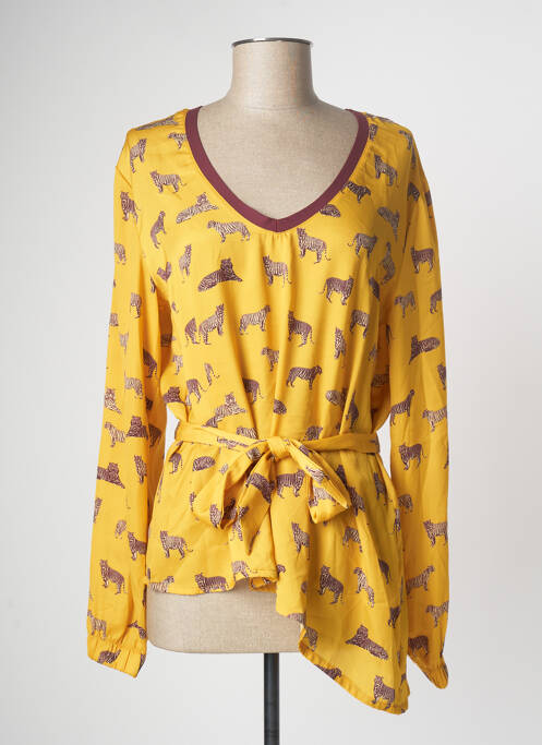 Tunică mâneci lungi galben PAUL BRIAL femeie