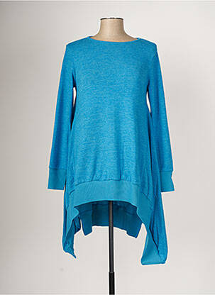 Pulover tunică albastru MALOKA femeie