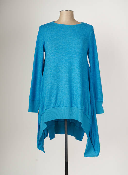 Pulover tunică albastru MALOKA femeie