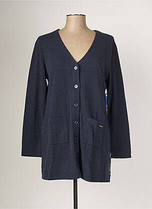 Vestă cu mâneci lungi albastru MALOKA femeie