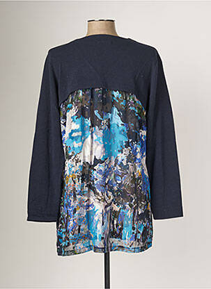 Vestă cu mâneci lungi elasticitate albastru MALOKA femeie