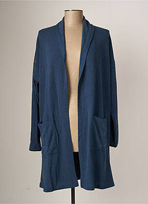 Vestă cu mâneci lungi albastru MALOKA femeie