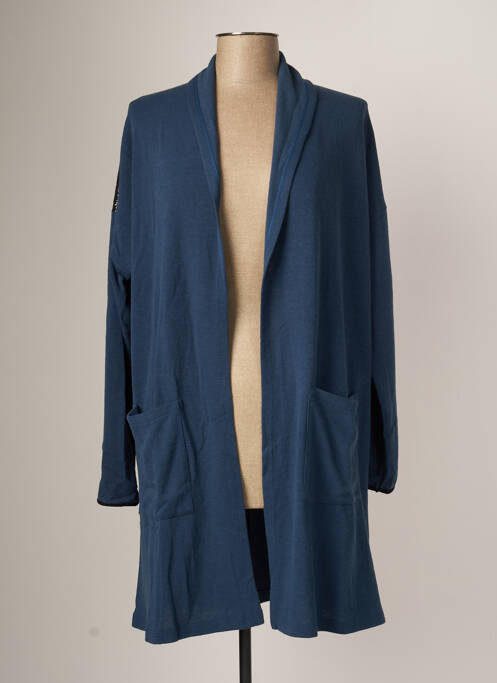 Vestă cu mâneci lungi albastru MALOKA femeie