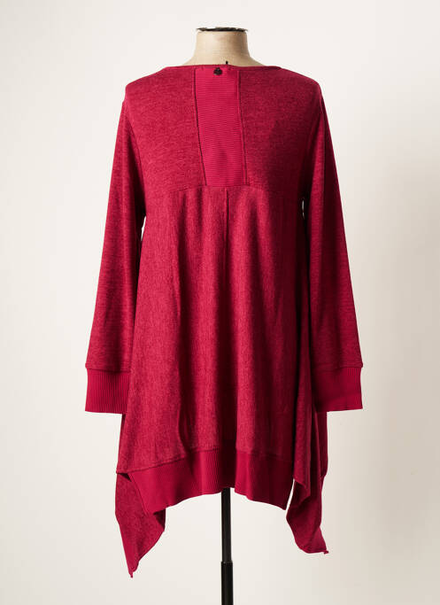 Rochie pulover roz MALOKA femeie