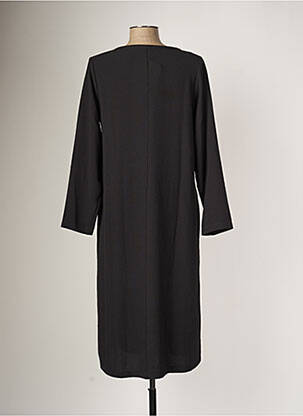 Rochie midi croială fluidă mâneci lungi negru G!OZE femeie