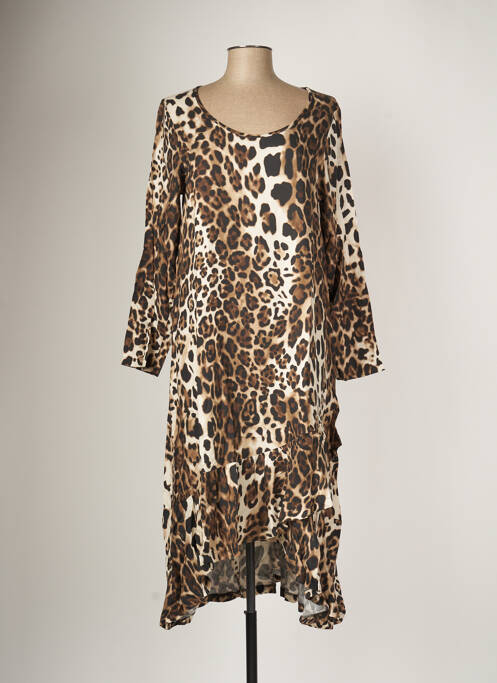 Rochie midi maro G!OZE femeie