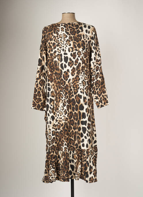 Rochie midi maro G!OZE femeie