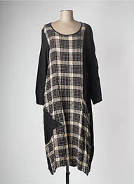 Rochie lungă mâneci lungi mâneci lungi negru G!OZE femme