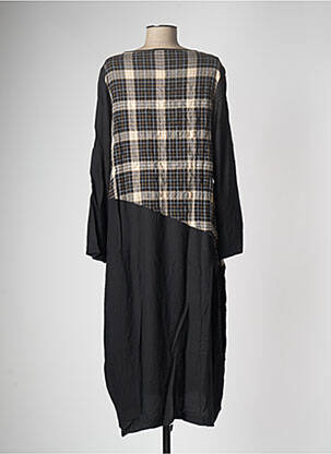 Rochie lungă mâneci lungi mâneci lungi negru G!OZE femeie