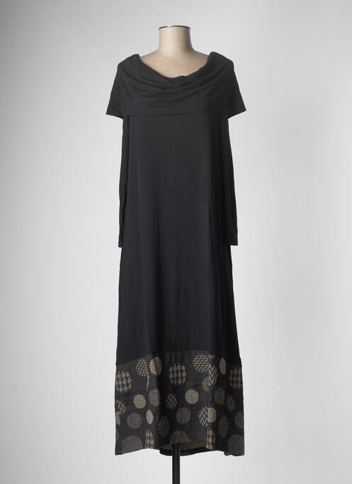 Rochie lungă negru G!OZE femeie