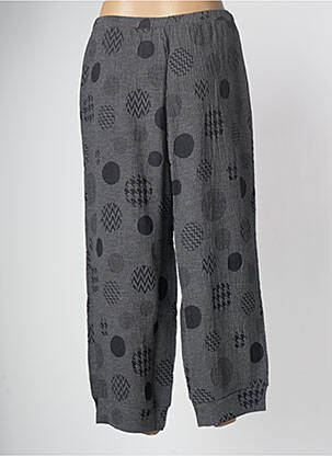 Pantalon drept țesătură crep mărime normală gri G!OZE femeie