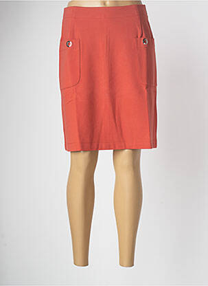 Fustă midi portocaliu MALOKA femeie