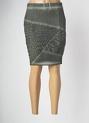 Fustă midi verde MALOKA femeie