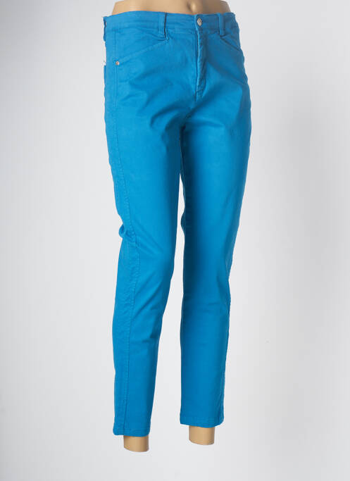 Pantalon 7/8 albastru MALOKA femeie