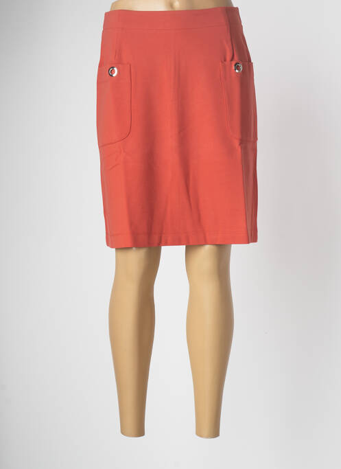 Fustă midi portocaliu MALOKA femeie