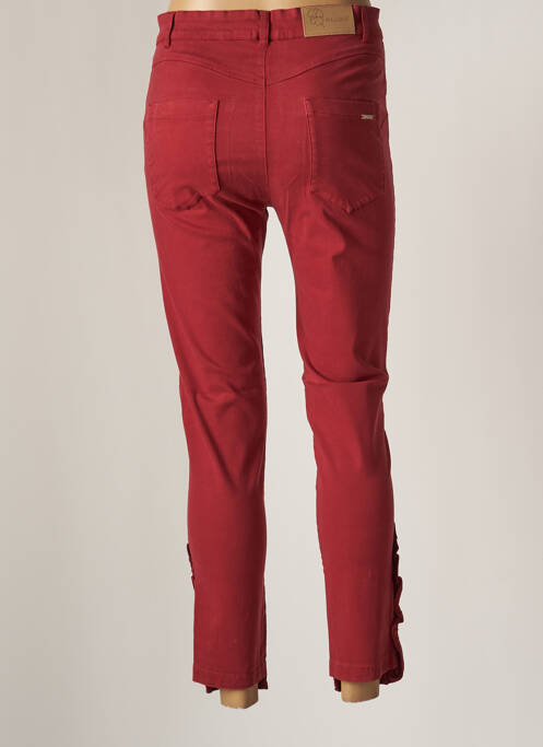 Pantalon 7/8 roșu MALOKA femeie