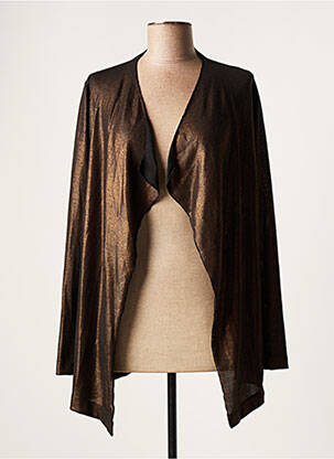 Vestă cu mâneci lungi maro LE PETIT BAIGNEUR femeie