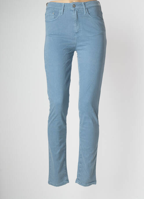 Pantalon slim albastru DESGASTE femeie