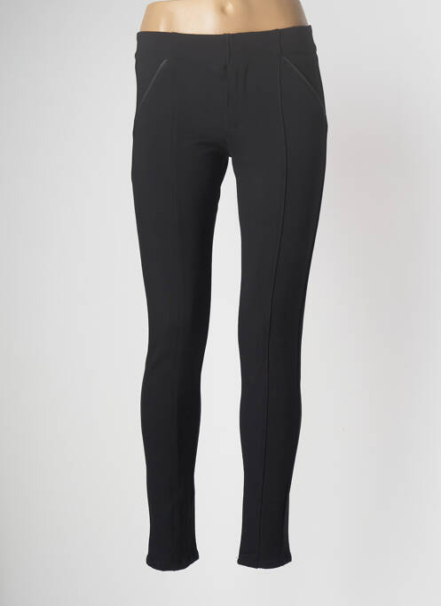 Pantalon slim negru DESGASTE femeie