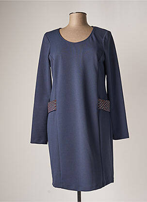 Rochie midi albastru LE PHARE DE LA BALEINE femeie