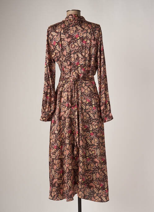 Rochie lungă maro MAISON SCOTCH femeie