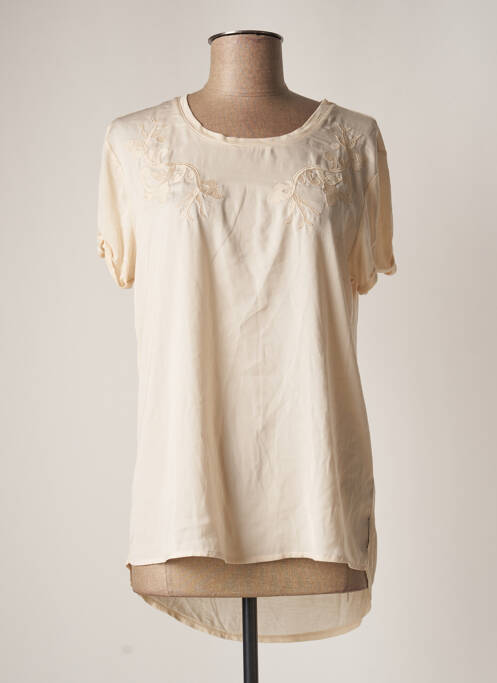 Top bej MAISON SCOTCH femeie