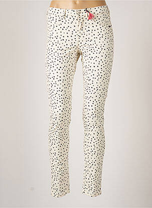 Pantalon slim conic mărime normală alb SCOTCH & SODA femeie
