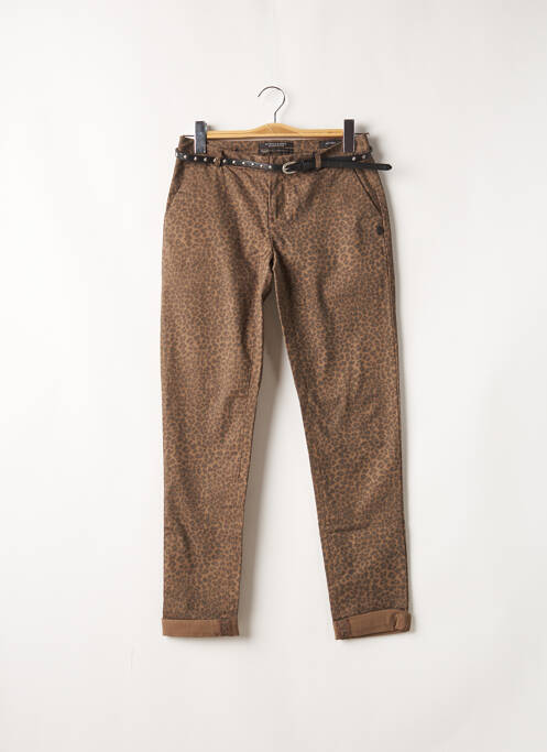 Pantalon chino maro SCOTCH & SODA femeie