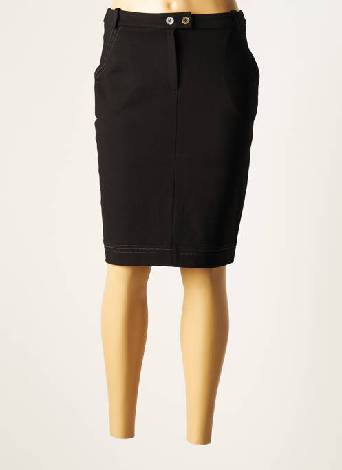 Fustă midi negru CHRISTINE LAURE femeie