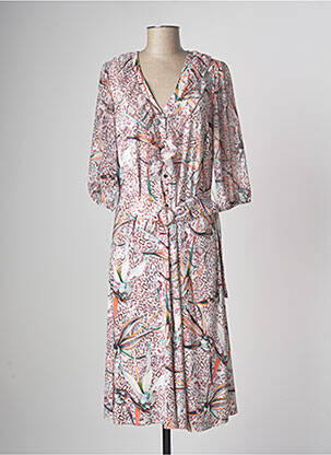 Rochie midi maro K-DESIGN femeie