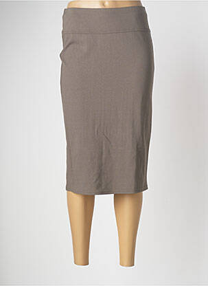 Fustă midi gri LUCIA femeie