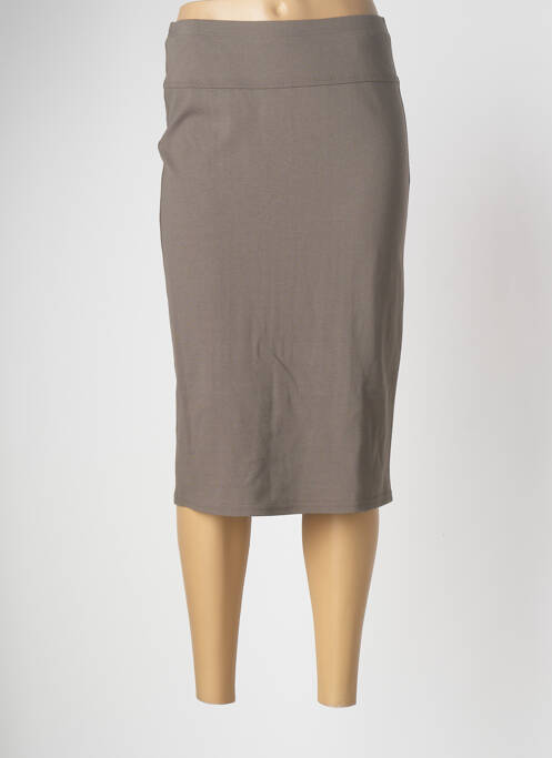 Fustă midi gri LUCIA femeie