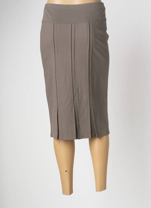 Fustă midi gri LUCIA femeie