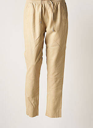 Pantalon 7/8 bej GIPSY BY MAURITIUS femeie