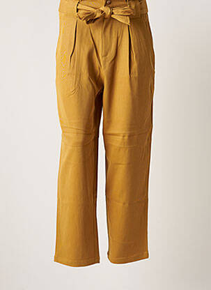 Pantalon drept galben MAISON SCOTCH femeie