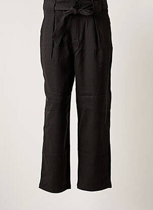 Pantalon drept elasticitate talie înaltă negru MAISON SCOTCH femeie