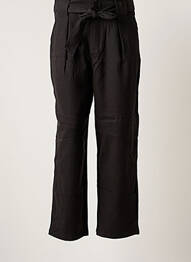 Pantalon drept elasticitate talie înaltă negru MAISON SCOTCH femeie
