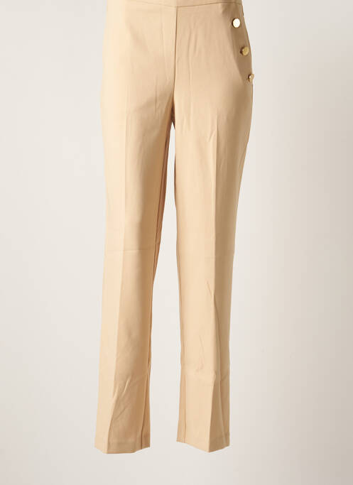 Pantalon larg bej VERO MODA femeie