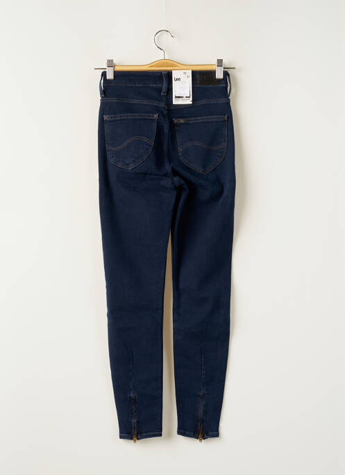 Blugi skinny țesătură brută talie înaltă albastru LEE femme