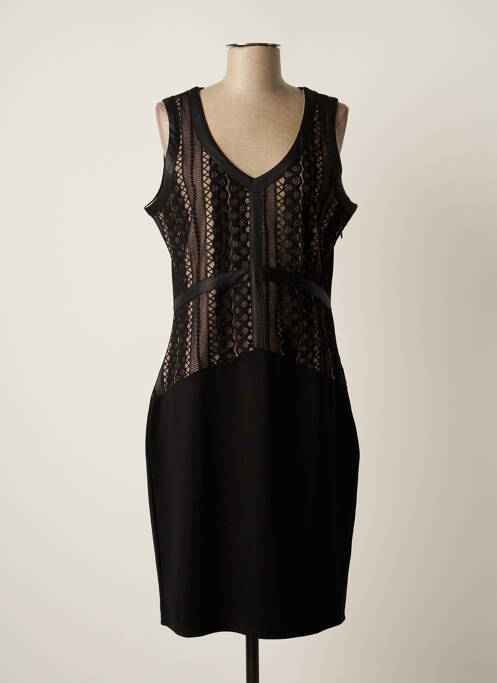 Rochie midi negru FRANSA femeie