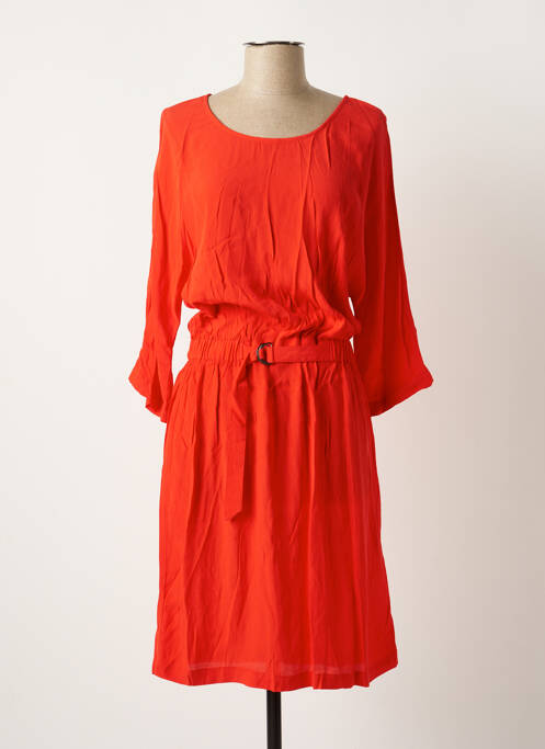 Rochie midi roșu ICHI femeie