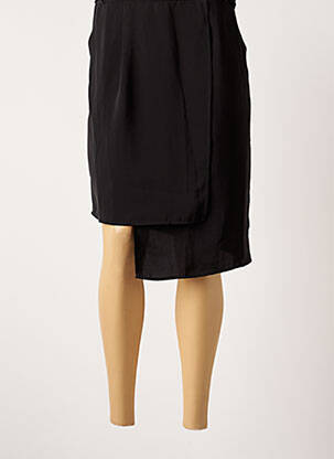 Fustă midi negru ICHI femeie