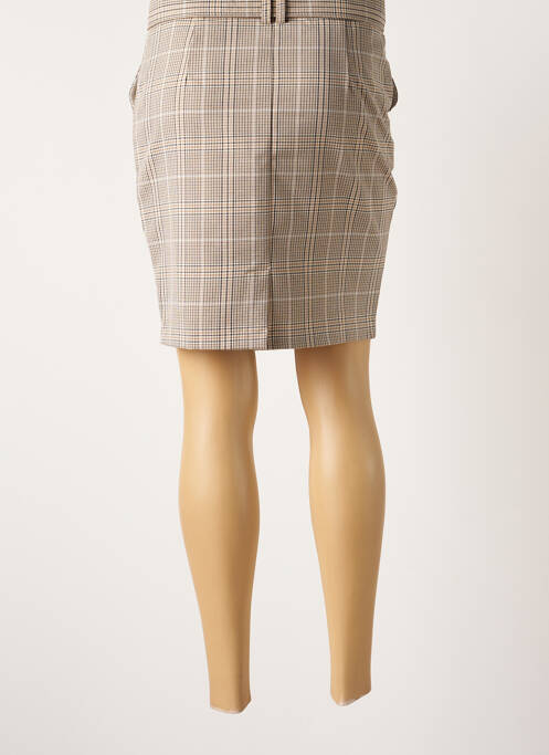 Fustă scurtă bej ICHI femeie