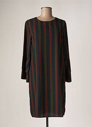 Rochie scurtă mâneci lungi mâneci lungi negru SIGNE NATURE femeie