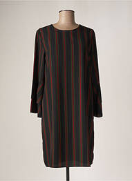 Rochie scurtă mâneci lungi mâneci lungi negru SIGNE NATURE femme