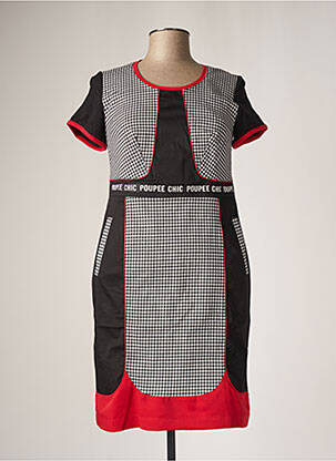 Rochie scurtă negru POUPEE CHIC femeie