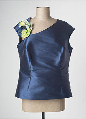 Top albastru MARGA NOVAS femeie