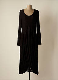 Rochie lungă mâneci lungi mâneci lungi negru VETONO femeie