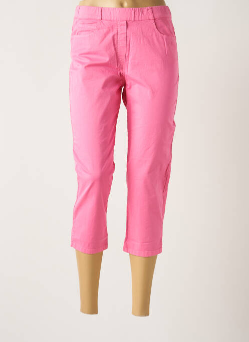 Pantalon trei sferturi roz GUY DUBOUIS femeie