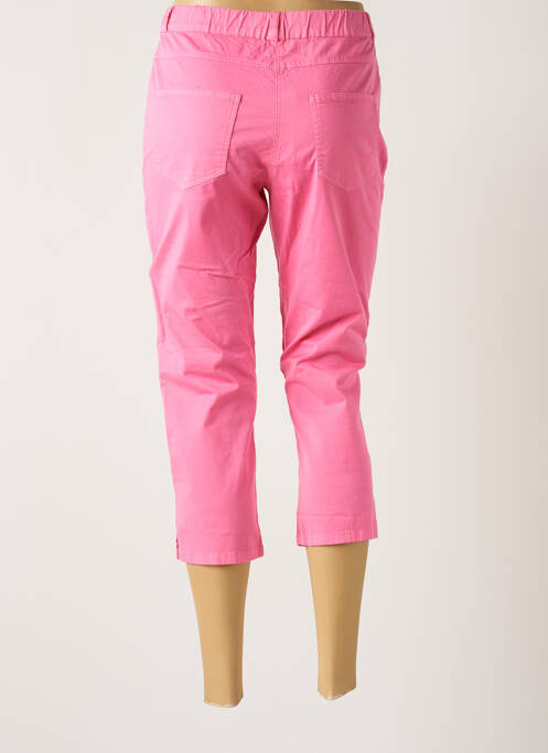 Pantalon trei sferturi roz GUY DUBOUIS femeie